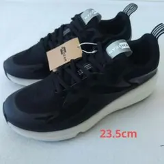 ATHREAM ブラック スニーカー 23.5cmのサムネイル