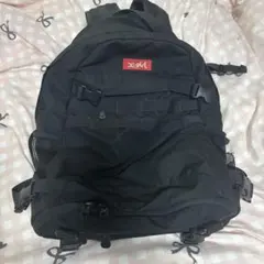 x-girl ブラックリュック 通勤通学用バッグパック