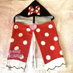 ディズニーランド　ミニーマウス　フード付きタオルのサムネイル