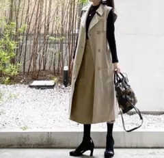 UNIQLO＆JW ANDERSON リネンブレンドラペルワンピース