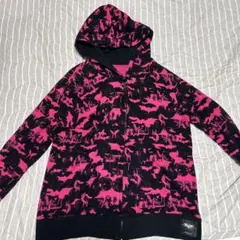 y2k pop グランジ 平成 ギャル ツノ付き ジップパーカー archive