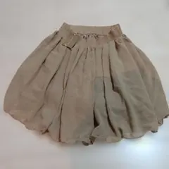 新品　タグ付き　MAJESTIC LEGON フレアスカート ベージュ