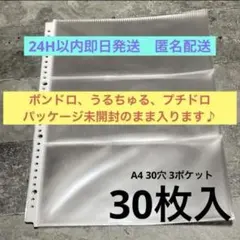《高透明》ボンドロパッケージそのまま収納 シールコレクションリフィル　30枚