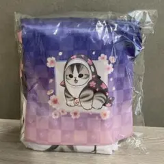 mofusand 巾着入りブランケット〜桜満開〜