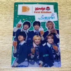 ウェンディーズ ファーストキッチン ラムネ商店街 クリアカード