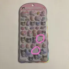 コットンパフィー シール マイメロ クロミ ⚠️2箇所空きあり⚠️