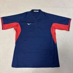ミズノプロ ウェア ハーフジップジャケット 侍ジャパン ネイビー O