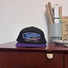90s バンドキャップ AMERICA ツアー ヴィンテージ USA製