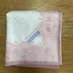 WEDGWOOD シルクハンカチ ピンク系