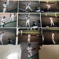 宮城球場　オリックスの試合 イチロー選手　生写真　5枚 普通の写真サイズです。