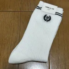 キッズ靴下 白 コムサイズム　新品未使用　22〜24cm