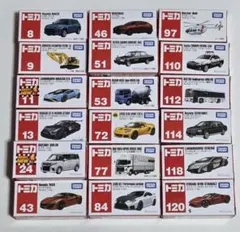 トミカ 自動車 働く車 18台セット 廃盤品 未開封品 未使用品 まとめ売り