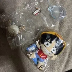 ワンピース 一番くじ ルフィ ぬいぐるみ マスコット チョッパー　ミニフィギュア