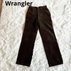 ラングラー　Wrangler ダークブラウン コーデュロイ ストレートパンツ