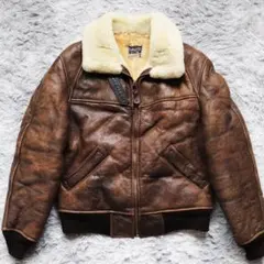 THE FEW B-6 フライトジャケット サイズ38 美品 THE FEW ザ フュー AERO LEATHER Type B-6 実名復刻 38 ブラウン