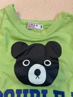 DOUBLE.B クマプリント Tシャツ 100