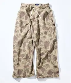 nauticaカモフラージュ柄 ワイドパンツ