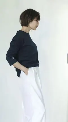 新品未使用un number ロングTシャツ　M ネイビー　完売品