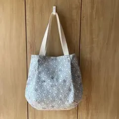 ネコ柄【しずく型トートバッグ】