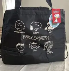 新品★スヌーピー　大容量ショッピングバッグ　レジバッグ　保冷保温 エコバッグ
