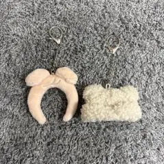 straykids スンミン パピーム カチューシャ ボアキャップ キーホルダー