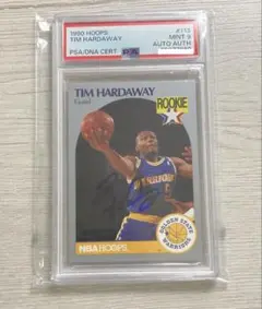 1990 Hoops Tim Hardaway RC AUTO