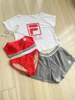 FILA 水着 4点セット Tシャツ ショートパンツ 9Mのサムネイル