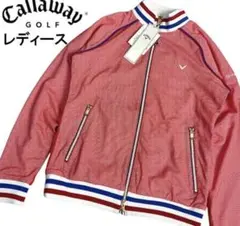 Callaway レディース ジャケット 赤 メッシュ