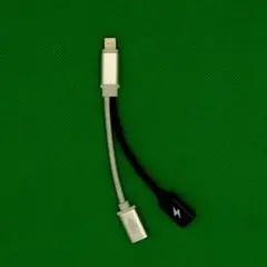 iphone用 マイク付きイヤホン変換アダプタ+変換ケーブル (2in1)