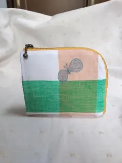 ミナペルホネンchoucho フォレストウェーブ L字ポーチ 財布