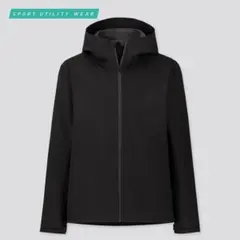 UNIQLO ブロックテックパーカ BLACK L