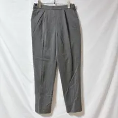 アルマデザイン テーパードパンツ ウエストゴム 美脚 オフィスウェア グレー