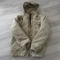Billabong フード付きコーデュロイジャケット M ベージュ - メルカリ