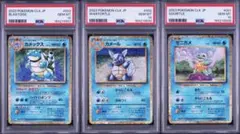連番！ニョロモ ニョロゾ ニョロボン マスターボールミラー【PSA10