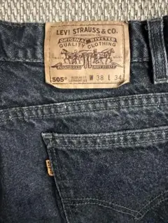 リーバイス505w38ブラック