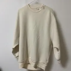 UNIQLO クリーム色 トレーナー Sサイズ