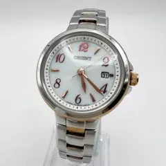 稼働品 ORIENT オリエント YOU レディース腕時計 コンビカラー デイト