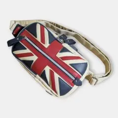 アネロ イギリス国旗 ショルダーバック ユニオンジャック ボディバッグ