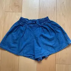デニムショートパンツ キュロット　130cm