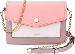 ショルダーバッグ レディース ポシェット PUレザー パーティーバッグ ピンク