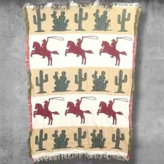 BPJO スーベニア ラグ ビンテージ 古着 ネイティブアメリカン カウボーイ