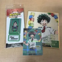 ヒロアカ 緑谷出久 3点セット 映画 チケット風アクキー 他2点