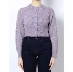 jouetie ジュエティ　ミックスカラーカーデ　パープル Mサイズ