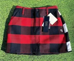 ⑥正規品 パーリーゲイツ 定価33,000円 チェック×ボーダースカート 1