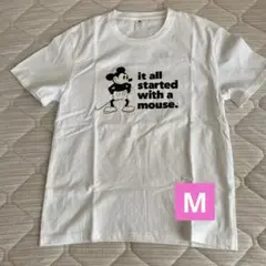 ミッキーマウス Tシャツ Mサイズ 100%コットン