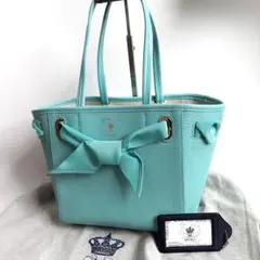 【極美品】ADMJ エーディエムジェイ★牛革 グログランリボントート