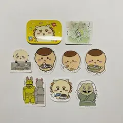 ちいかわ ダイカットステッカー4 シール くりまんじゅう シーサー あのこ