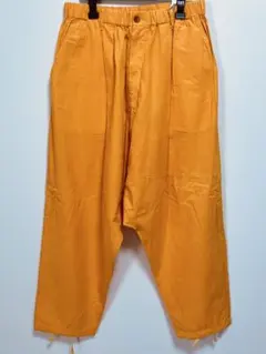 Y-3 オレンジ サルエルパンツ - メルカリ