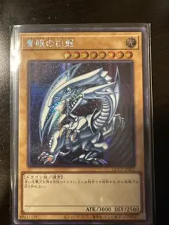 遊戯王 青眼の白龍 シークレット QCCP アジア版 #3