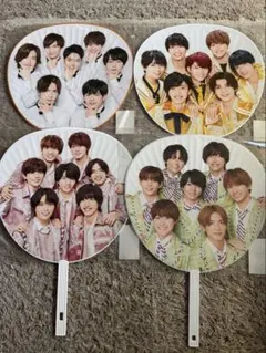 なにわ男子 集合 うちわ 4枚 セット